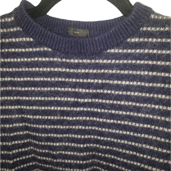 J. Crew Navy and White Striped Sweater - Picture 4 of 7